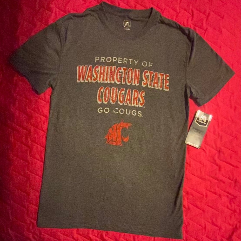 men’s small washington state cougars shirt
